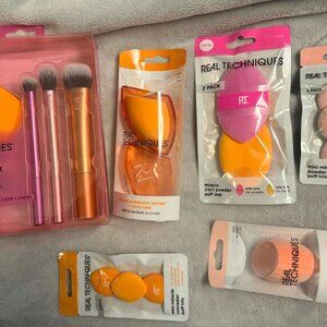 Real Techniques 4 Brush/11 Blenders BUNDLE - BRAND NEW